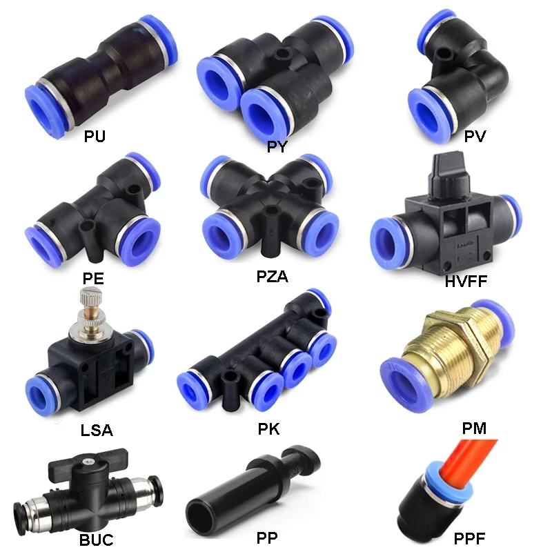 Compression Fitting Brass - 공압 피팅 피팅 퀵 커넥터 공기