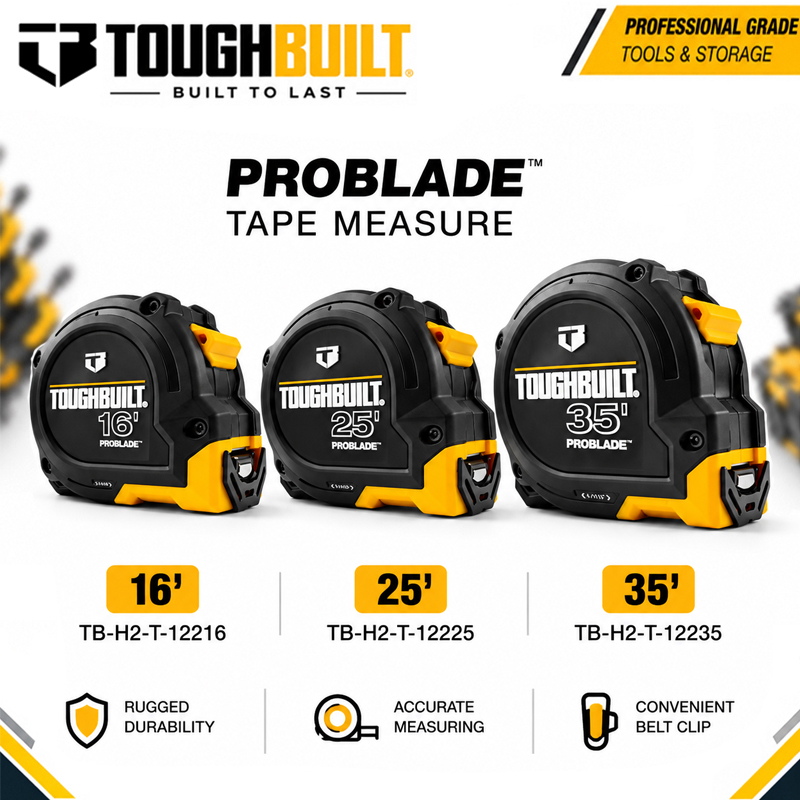 TOUGHBUILT 16ft/25ft/35ft 시리즈  - Stanley Tape 25Ft 리뷰 및 가격