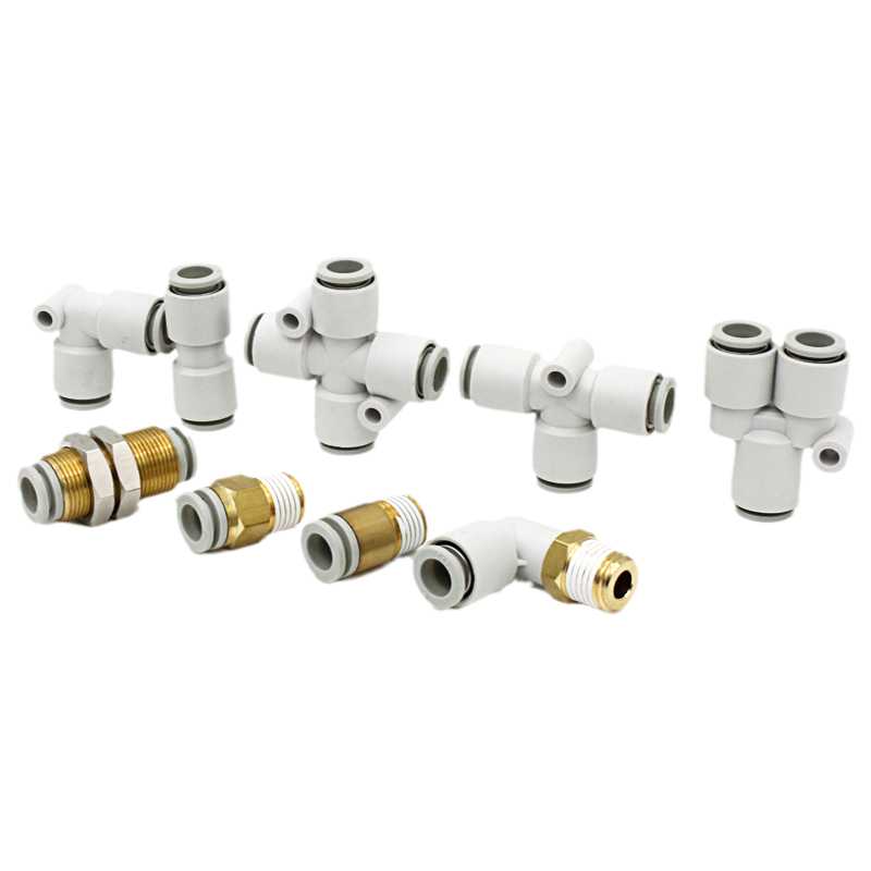 흰색 플라스틱 황동 니켈 도금 공압 피팅 PC PL P - Compression Fitting Brass 리뷰 및 가격