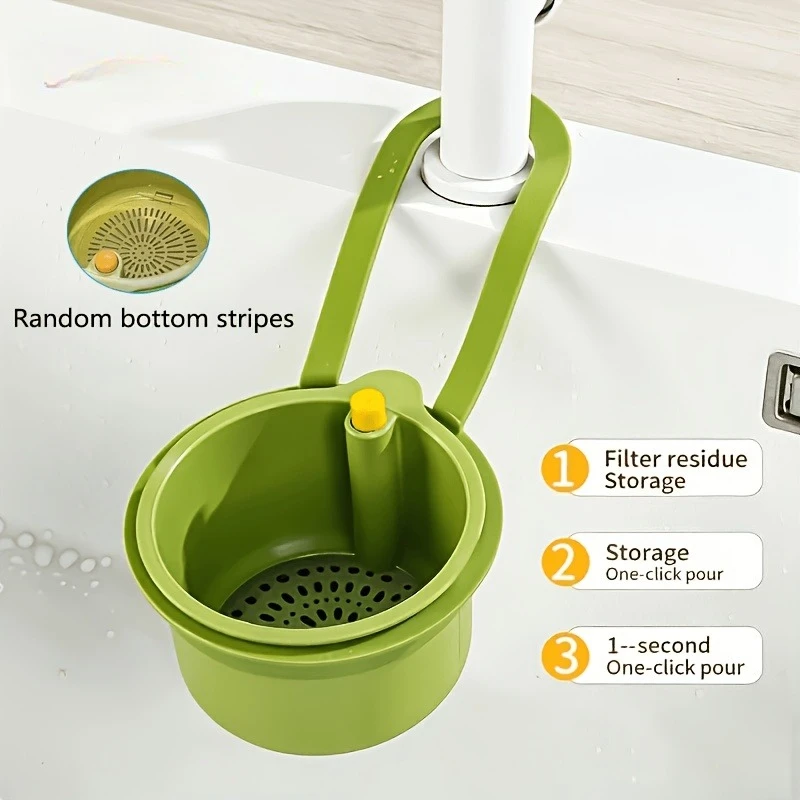 1개 자동 세척 주방 싱크대 거름망 바구니, 자동 배수 - Silicone Tap Washer 리뷰 및 가격